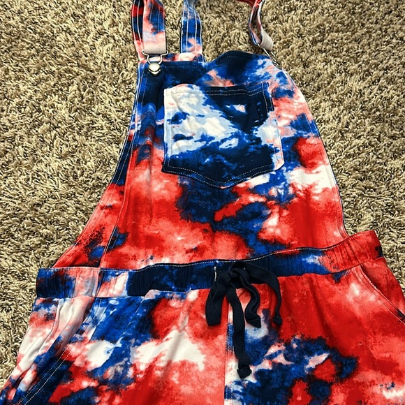 Tie dye overalls - Picture 2 of 4